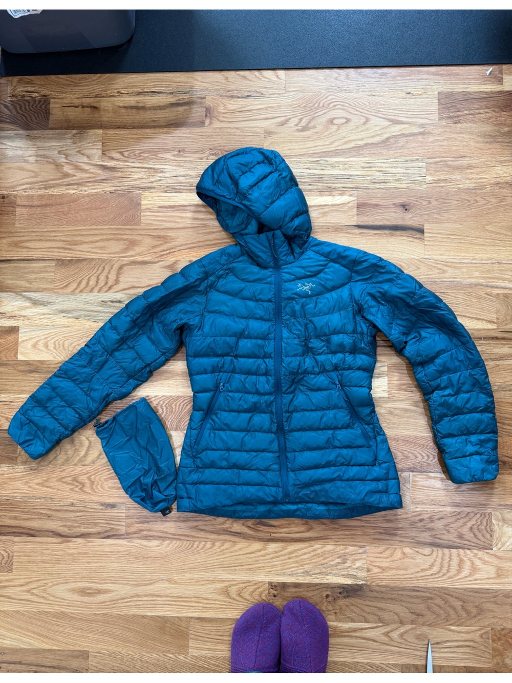 Arc'teryx Cerium LT Hoody Teal Down Jacket